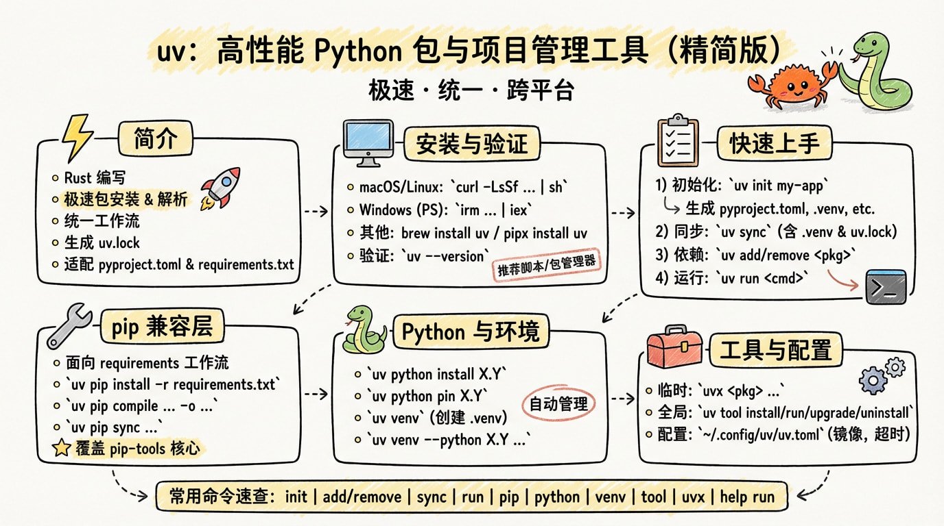 极速 Python 包管理神器：uv 体验报告